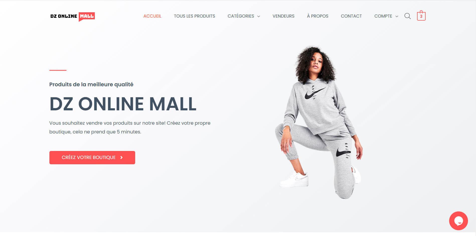 e-commerce site development Algiers Algeria